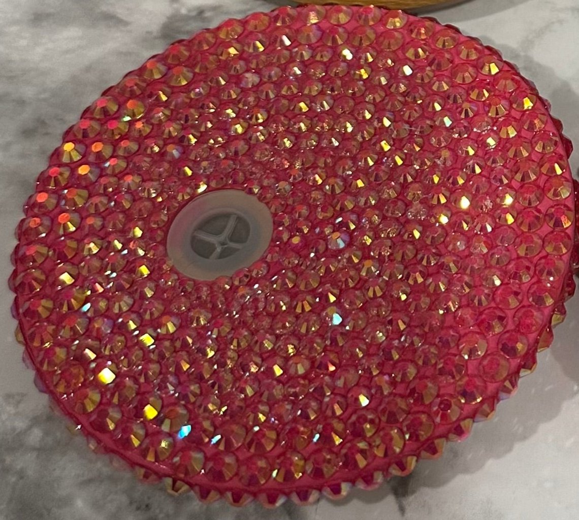 Rhinestone Replacement lid for 16oz glass coffee mug