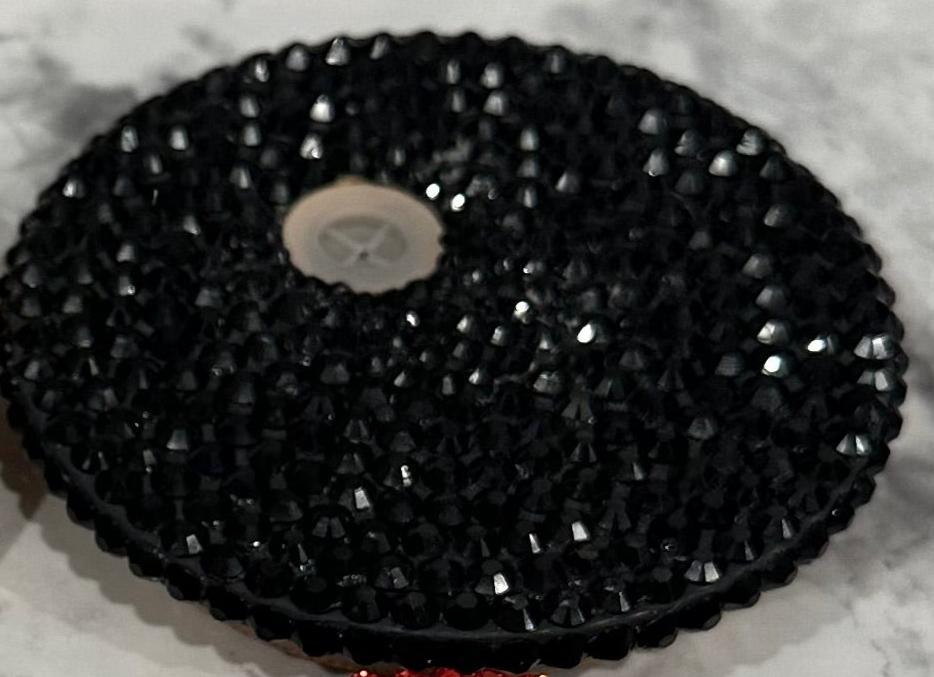 Rhinestone Replacement lid for 16oz glass coffee mug