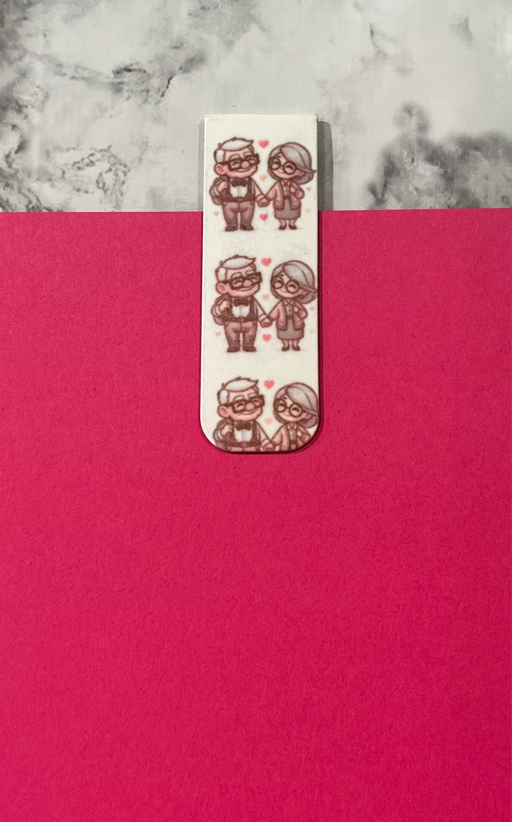 Up bookmark magnet